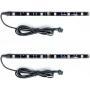 Kingshowstar 2PCS 8inch 6LED Multi-Color Flexible Strip Accent Lights 5050 SMD Flex RGB for Motorcycle, ATV, Car