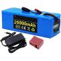 Jieoto 36V E-Bike Battery Pack 20000Mah Lithium-Ion Battery Electric Bike Scooter Battery Pack Electric Bicycle Battery for 500W 350W 250W 200W Motor with BMS and Charger