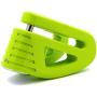 Acekit Veison Bicycle and Motorcycle Brake Disc Lock Heavy Duty Strengthen Body Sawing Resistant with Four Ribs 6mm Harden Lock Pin with Remind Cable-Green