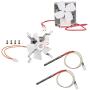 QuliMetal Grill Induction Fan Kit, Grill Auger Motor and and Grill Hot Rod, 2 Packs for Traeger Wood Pellet Grills