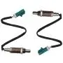 Oxygen O2 Sensor Front Rear Upstream Downstream 15716 15717 15718 15719 Compatible with Ford Jauar Lincoln Mazda Mercury 2 pcs