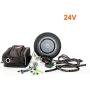 36V 350W Electric Scooter Conversion Kit 8 Inch Brushless Huv Motor Kit for Kick Scooter DIY Electric Trikke Speed Can Be 30KM/H