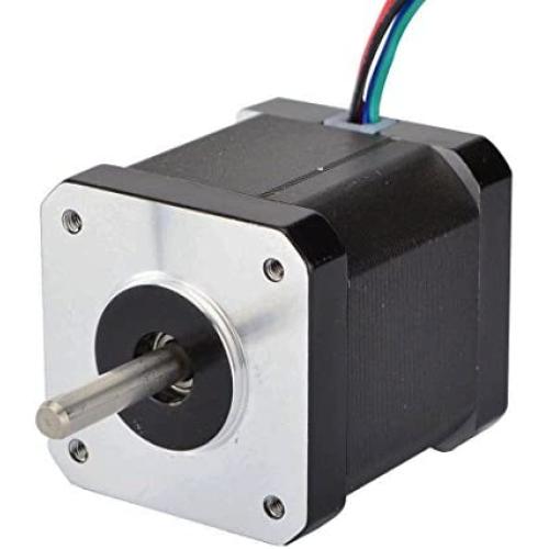 STEPPERONLINE 0.9deg Nema 17 Stepper Motor Bipolar 2A 46Ncm/65oz.in 42x42x48mm 4-Wires DIY CNC