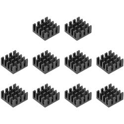 uxcell Electronic Radiators Heatsink for MOS GPU IC Chip Black 14 x 14 x 7 mm 10pcs