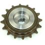 L-faster Bicycle Spoke Chain Wheel Bike Rear Wheel 32T Sprocket for Our Left Drive Motor Kit 16T Freewheel with Adapter for Motor MY1016Z