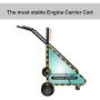LEADALLWAY Outboard Boat Motor Stand Carrier Cart Dolly Storage Pro Heavy Duty Multi Purposed Engine Stand