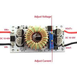HiLetgo 250W DC-DC Module 10-40V to 10-50V 6A Adjustable Step-Up Power Supply Module 250W DC Booster Constant Voltage Constant Current Power Converter Module