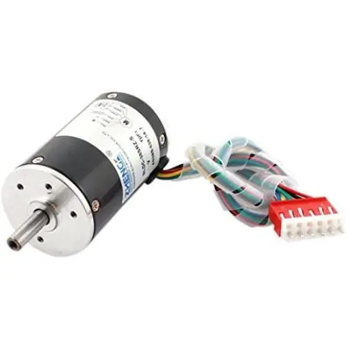 Moteur sans balais à faible bruit 24V DC 2000R 0.17A 120g.cm 38mm de diamètre, vitesse réglable. Moteur sans balais à faible bruit 24V DC 2000R 0.17A 120g.cm 38mm de diamètre, vitesse réglable.