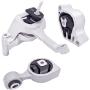 Engine Motor Mount 3 pcs Compatible with Fits 2007-2017 Nissan Altima 2.5L A4350 A4353 A4339 11350-JA00A 11210-JA000 11360-JA000