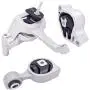 Engine Motor Mount 3 pcs Compatible with Fits 2007-2017 Nissan Altima 2.5L A4350 A4353 A4339 11350-JA00A 11210-JA000 11360-JA000