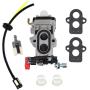 Supermotorparts Carburetor Fuel Line Kit for Redmax EBZ8500 EBZ 8500 Blower Walbro WYA-172-1 WYA-172 Carb