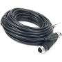 Lapetus 32FT 10M Car Video 4-Pin Aviation Extension Cable for CCTV Rearview Camera Truck Trailer Camper Bus Motorhome Vehicle Backup Monitor System Waterproof Shockproof (32FT)
