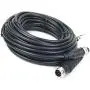 Lapetus 32FT 10M Car Video 4-Pin Aviation Extension Cable for CCTV Rearview Camera Truck Trailer Camper Bus Motorhome Vehicle Backup Monitor System Waterproof Shockproof (32FT)
