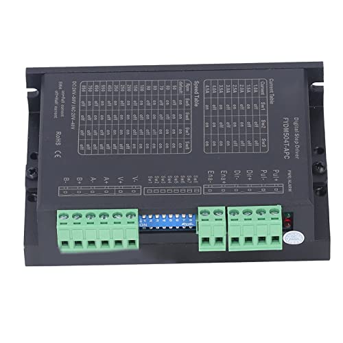 DC24-50V CNC Stepper Motor Driver Adjustable Digital Stepper Controller for 56mm 60mm 86mm Series
