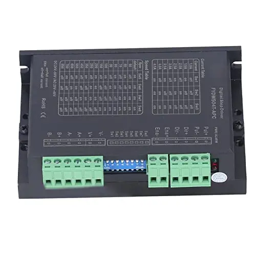 DC24-50V CNC Stepper Motor Driver Adjustable Digital Stepper Controller for 56mm 60mm 86mm Series