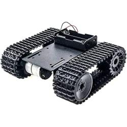 Premium Smart RC Robot Tank Car Chassis Platform TP101 for Arduino / Raspberry pi, Metal Tracked Platform Robotic Model with Plastic Caterpillar Chain, Remote Control Programmable Robotics / Crawler