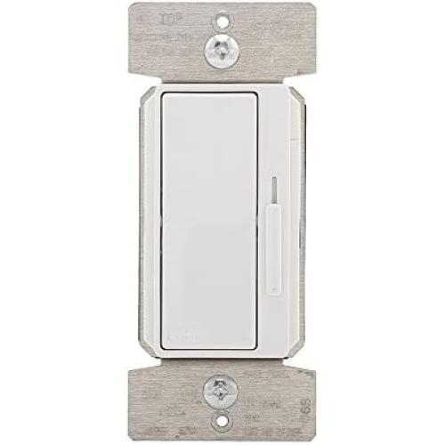 Eaton DFS15P-W Devine 1.5 Amp 120V 3-Speed Slide Fan Control, Ivory Finish