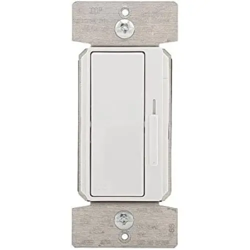Eaton DFS15P-W Devine 1.5 Amp 120V 3-Speed Slide Fan Control, Ivory Finish