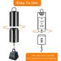 2 Pack Wind Spinner Motor Hanging Display Motor Battery Operated 20 RPM Rotating Motor Multi-Purposes for Wind Spinner Mobile Yard Decor Hanging Ornament Outdoor Sculptures-Medium Speed (2 Pcs Black)
