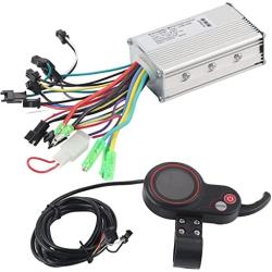 Fafeims Electric Bike Controller Box Motor Brushless Controller with LCD Display Panel for E Bike (48V)