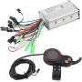 Fafeims Electric Bike Controller Box Motor Brushless Controller with LCD Display Panel for E Bike (48V)