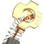Carbon Motor Brushes, 0.3×0.7× 0.71 Inch 044 Electric Motor Carbon Brush Replacement 20 Pcs
