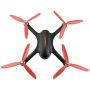 Upgraded Propellers Three Blades Main Blade Propeller Motor Covers for MJX B2 B3 Bugs Drone Replacement CCW CW RC Quadcopter Spare Parts Set (Red)