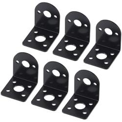 MECCANIXITY Motor Base Motor Mounting Bracket Holder 32x26x32mm Black for Gear Motor 6 Pack