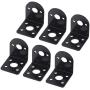 MECCANIXITY Motor Base Motor Mounting Bracket Holder 32x26x32mm Black for Gear Motor 6 Pack