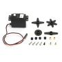 DC 4.8-6V Servo Motor, 360 Degree Continuous Rotation Servos, RC Motor for Vehicle Ship Plane Model