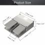 Fielect Foot Pedal Switch Aluminum Momentary Control Nonslip Foot Pedal Switch Self Reset Foot Pedal Controller NO NC 250V 10A YDT1-15 1Pcs