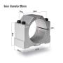 80mm Spindle Mount, Durable Motor Bracket 80mm Spindle Motor Mount Base CNC Clamp Shaft Spindle Motor Base Holder Support