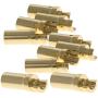 Heyiarbeit 10pcs 3.5mm Bullet Connector Gold Plated Banana Plug Female Connector Adapter for RC Lipo Battery ESC Motors