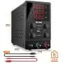 Alimentation CC Ajustable NICE-POWER : 30V 5A, Commutateur Régulé Précision Élevée, Écran LED à 4 Chiffres, Port USB 5V/2A, Sortie Test Lead et Câble d'Alimentation d'Entrée Alimentation CC Ajustable NICE-POWER : 30V 5A, Commutateur Régulé Précision Élevée, Écran LED à 4 Chiffres, Port USB 5V/2A, Sortie Test Lead et Câble d'Alimentation d'Entrée