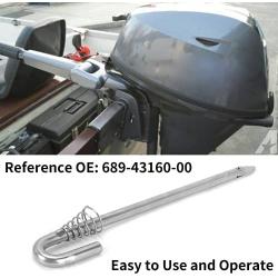 for Yamaha tilt rod, Acouto Outboard Tilt Rod Marine Boat Motors Engine Tilt Rod Assy Bracket Tilt Rod Pin Lock 689-43160-00 Aluminum Alloy Fit for Yamaha T9.9/T15/T20/T25/T30hp