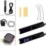 MASO 12V Blue Vehicle Car Flameout Delay Turbo Timer,LED Display, Auto Device Black Pen Control
