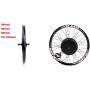 USA FreeShipping !High Power e Bike kit 52v 2000W Electric Bike Conversion kit with KT 40A Sine Wave Controller,KT LCD8H Color Display, 7 Speed flywheel