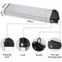 36V 13Ah Folding Built-in E-Bike Lithium-Ion Battery, Ideal for 250-750W Motors, Built-in 15A BMS Board, with 42V 2A Charger