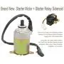 GY6 Starter (9teeth) for GY6 4-Stroke Engine 150cc 125cc 50cc 200cc 250cc Scooters Moped ATV Go Kart Compatible with 4 Wheelers Dirt Bikes Baja Jonway Roketa Coolster