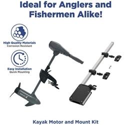 Newport Vessels Electric Kayak Trolling Motor with Kayak Mount Set
