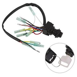 KALANBAY Ignition Key Switch for Yamaha Outboard Motors Remote Control Box 703-82510-43-00 703-82510-42-00 703-82510-11-00 Key Starter Switch 3-Position Off-Run-Start