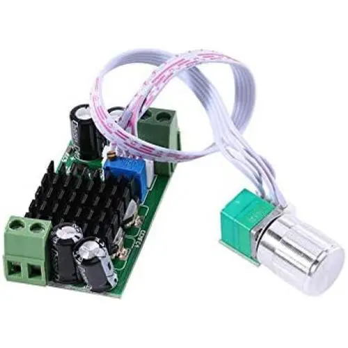 Contrôleur de vitesse de moteur DC 5V à 24V 1A avec interrupteur pour ventilateur et souffleur.