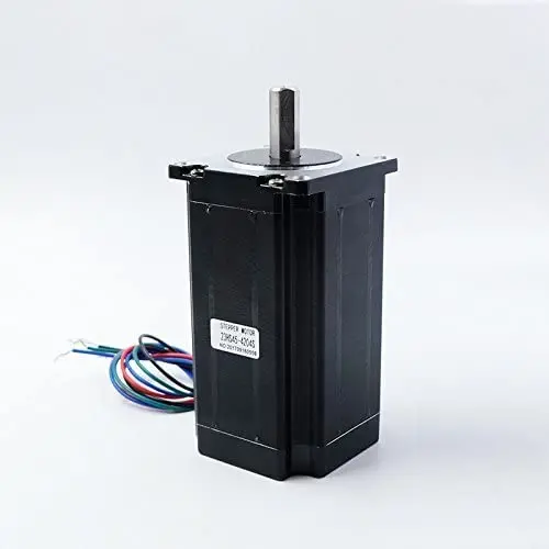 Moteur pas à pas Nema 23 4.2A 3.0Nm (425oz.in) 100mm de Longueur avec Axe de 10mm pour Fraiseuse CNC, Tourner. Moteur pas à pas Nema 23 4.2A 3.0Nm (425oz.in) 100mm de Longueur avec Axe de 10mm pour Fraiseuse CNC, Tourner.