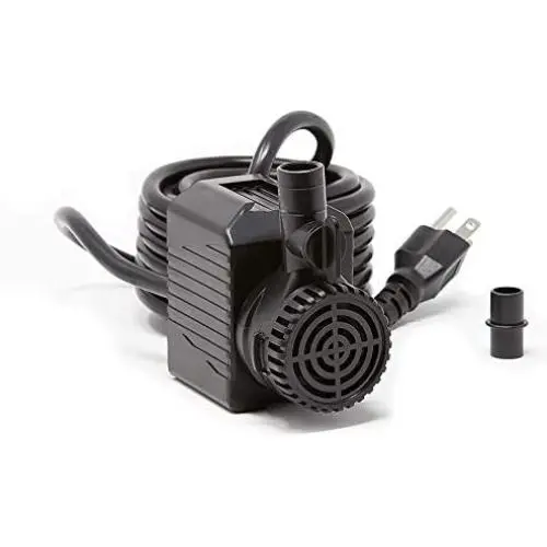 Pompe submersible 280 GPH Beckett Corporation 7206610 pour étangs intérieurs/extérieurs, gallons par heure, noire. Pompe submersible 280 GPH Beckett Corporation 7206610 pour étangs intérieurs/extérieurs, gallons par heure, noire.