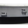 Kia Motors Genuine Rear Trunk Lip Spoiler PAINTED 1-pc Set For 2009 2010 Kia Forte : Cerato (3D - Bright Silver)