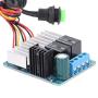 Motor Regulator, PWM Speed Controller Easy to Carry Small Size Reversible Copper Clad Laminate with Indicator Light for Industry