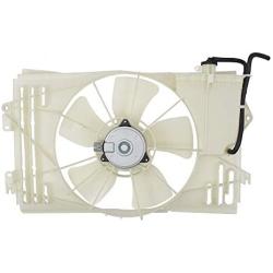 Brock Replacement Radiator Cooling Fan Motor Assembly Compatible with 03-08 Corolla Matrix Vibe 163610D090 88971521