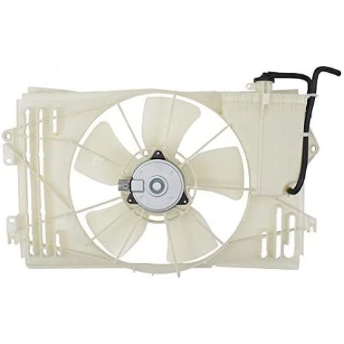 Brock Replacement Radiator Cooling Fan Motor Assembly Compatible with 03-08 Corolla Matrix Vibe 163610D090 88971521