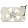 Brock Replacement Radiator Cooling Fan Motor Assembly Compatible with 03-08 Corolla Matrix Vibe 163610D090 88971521