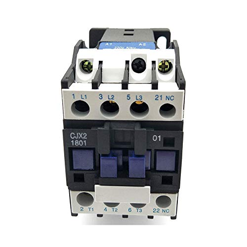 Motor Starter Controller AC Contactor 220V Coil 3P 3 Pole+NC 660V 32A CJX2-1801